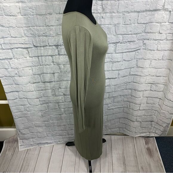 Julietta New bodycon longsleeve crewneck maxi dress size medium women - Picture 4 of 8